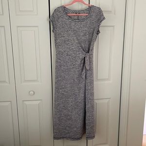 Talbots maxi striped dress - excellent condition